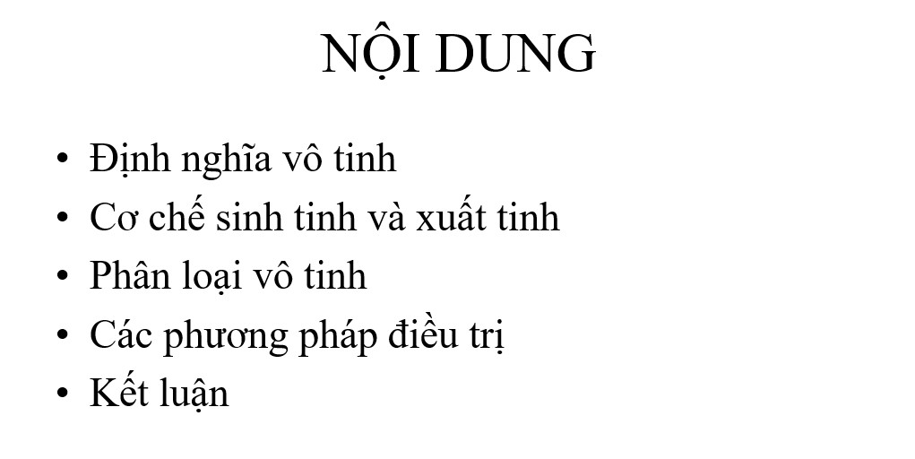 Điều trị vô sinh nam