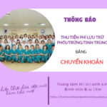 Thông báo về việc nộp phí trữ đông